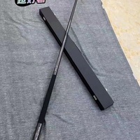 Queue de billard en bois d'érable, pointe fine et pointe large, technologie Black, conception en deux parties, accessoire de billard américain pour le jeu de neuf boules, sac inclus