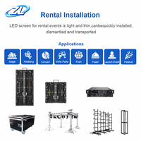 Layar Video LED Sewa Luar Ruangan P2.6 IP65 Tahan Lama 500x500mm Kontras Tinggi untuk Panggung, Garansi 5 Tahun untuk Acara Luar Ruangan Gereja