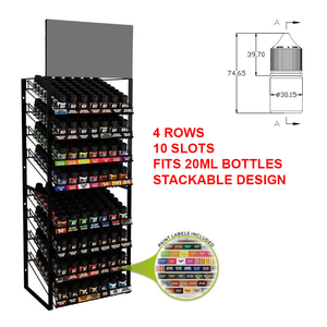 Tienda minorista <span class=keywords><strong>Mini</strong></span> soporte para botellas Almacenamiento con 224 pigmentos Alambre de metal Soporte para pintura en aerosol Estante de exhibición - Product Image 4