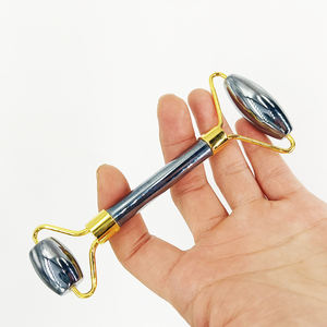 Rouleau de massage en aventurine bleue avec boîte, magnifique rouleau facial en pierre de jade, rouleau de massage en quartz rose avec boîte - Product Image 4