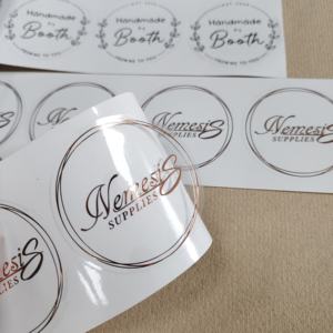 Adesivi con logo trasparente opaco impermeabili stampati personalizzati cosmetici <span class=keywords><strong>etichette</strong></span> chiuse - Product Image 5