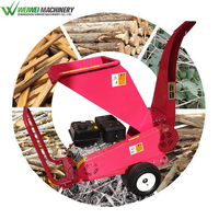 Broyeur de bois WEIWEI le plus vendu, déchiqueteuse d'arbres, machine à broyer le bois mobile, coupe-branches