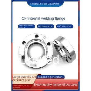 CF 진공 루즈 LJ 나사형 홀 TH 플랜지 스테인리스 스틸 304 나이프 엣지 스타일 내부 용접 CF 16 - 25 40 50 플랜지 맞춤 제작 - Product Image 4