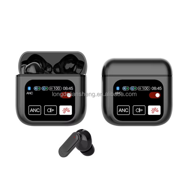 New Invisible Sleep Semi-in-Ear IPX-6 Waterproof Wireless Earphones BT5.4 HIFI Music Sports Earbuds LED Digital Power Display