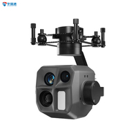 Cámara Gimbal Multifuncional con Sensor Térmico Visible HD de 48MP y 640, Largo Alcance Focal de 19 mm, Láser Térmico de Doble Espectro
