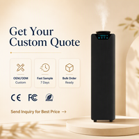 Diffuseur de parfum métallique sans eau grande capacité 1000 ml, télécommande, contrôle par application, pour hôtels et foyers, OEM personnalisé, faible MOQ