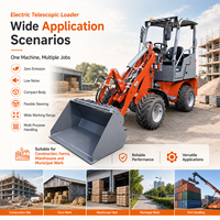 Spedizione Gratuita: Pala Gommata Elettrica LOGWAY con Altezza di Sollevamento Telescopica e Portata di Carico Estesa per Alimentazione tramite Tramoggia