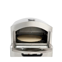 Four à pizza miniature à gaz italien en acier inoxydable pour cuisson rapide du pain et des grillades en intérieur, à vendre