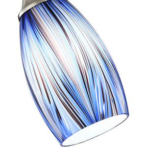 Mini Lámpara Colgante de Vidrio Ovalada E27 LED con Altura Ajustable para Cocina, Comedor, Bar - Product Image 4
