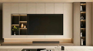 ตู้ทีวีติดผนังตู้ทีวีทรงสูงทันสมัย - Product Image 4