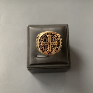 yunnique <b>Titanium</b> Steel Cross <b>Ring</b> Men's Retro Punk Fashion Jewelry Silver Gold Color Gift Occasion - Product Image 2