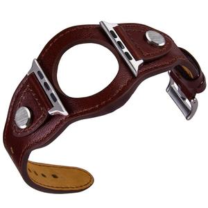 <span class=keywords><strong>Bracelet</strong></span> en cuir à Rivets de Style rétro de 45mm, pour <span class=keywords><strong>Apple</strong></span> <span class=keywords><strong>S8</strong></span>, pour Samsung, pour Huawei, 20mm, 22mm - Product Image 2
