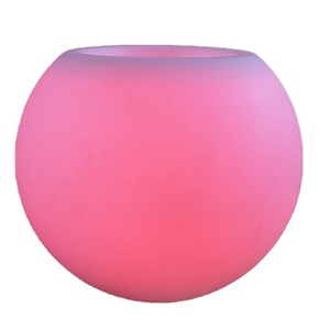 16 Colors change led illuminated lighting for plastic flower pot