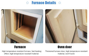 Four à moufle électrique de laboratoire 1100°C 1200°C 1400°C 1500°C 1600°C 1800°C pour haute température - Prix - Product Image 5