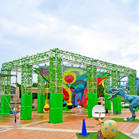 Structure d'escalade en corde pour enfants, avec cadre en treillis personnalisé, pour aire de jeux d'aventure extérieure, parcs à thème et complexes hôteliers