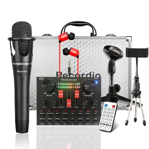 Gam-900 Nieuwe Apparatuur Pro Volledige Set Van Opname Studio Microfoon Geluidskaart Condensator Microfoon Geluidskaart Apparatuur Live microfoon Geluidskaart