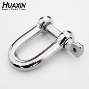 Hot Sale Grade 304 Stainless Steel Shackle D Shape Shackle Type Hot Forged 30mm