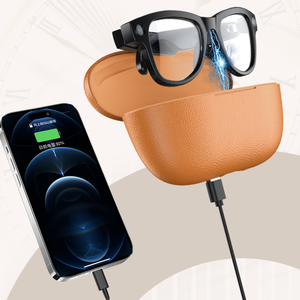 2026 AI lunettes intelligentes avec caméra 8MP HD1080P vidéo 3600mAh étui de charge Chat GPT 164 langues lunettes de traduction - Product Image 1