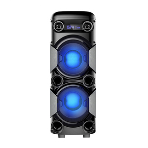 T kép 8 inch đa phương tiện truyền thông không dây Xe đẩy DJ Loa di động với pin có thể thay thế altoparalante torre Bluetooth - Product Image 5