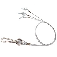 Kits de système de suspension de fil de suspension personnalisés pour pince à câble pour éclairage Fixation de câble suspendu au plafond