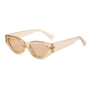 Lunettes de soleil œil de chat colorées, tendance rétro, pour femmes, protection solaire, idéales pour les sorties et les photos de rue - Product Image 3