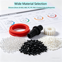 Pièces en plastique de haute précision personnalisées LOLIN, composants électroniques médicaux, usinage CNC, moulage par injection, couleurs personnalisées, moule OEM