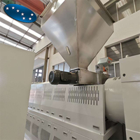 Ligne de production de granulation de flocons PP PS 300-500 kg/h, alimentation directe, granulateur de recyclage plastique à anneau d'eau