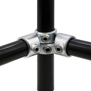 Boru kelepçesi tüp 85 ° - 235 ° kısa döner Tee anahtar kelepçe küpeşte sistemi - Product Image 4