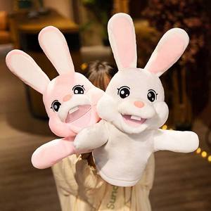 Marionetas <span class=keywords><strong>de</strong></span> <span class=keywords><strong>mano</strong></span> <span class=keywords><strong>de</strong></span> conejo <span class=keywords><strong>de</strong></span> peluche para niños, marionetas <span class=keywords><strong>de</strong></span> <span class=keywords><strong>mano</strong></span> <span class=keywords><strong>de</strong></span> conejo para bebés - Product Image 4
