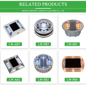 Lampes solaires LED en aluminium pour allées <span class=keywords><strong>de</strong></span> jardin, marches, ponts et sols extérieurs, balises solaires LED pour routes, marqueurs routiers surélevés en forme d'œil <span class=keywords><strong>de</strong></span> chat - Product Image 6