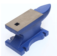 Étau de banc multifonctionnel robuste en fonte avec enclume plate pour travaux manuels de bricolage et de percussion
