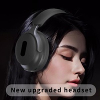 Casque sans fil supra-auriculaire AKZ couleur macaron 2024 avec annulation active du bruit (ANC), son Hi-Fi, design étanche