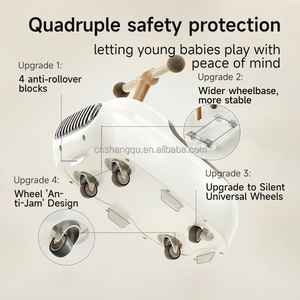 Voiture à bascule pour bébé VSUCH, voiture à bascule en plastique pour enfant, design en forme d'arachide, quatre roues, voiture à bascule pour enfants en bas âge et en âge scolaire primaire - Product Image 4