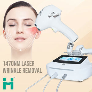 화메이 레이저 스킨 케어 휴대용 1470nm 프락셔널 레이저 피부 타이트닝 및 주름 제거 머신 (아이스 해머 포함) - Product Image 1