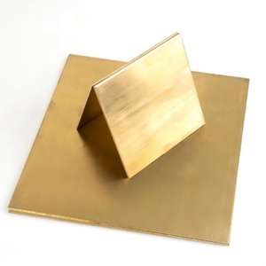 Customized 0.5mm 0.6mm 0.7mm Thin C35000 Brass <b>Sheet</b> / Brass Plate - Product Image 5