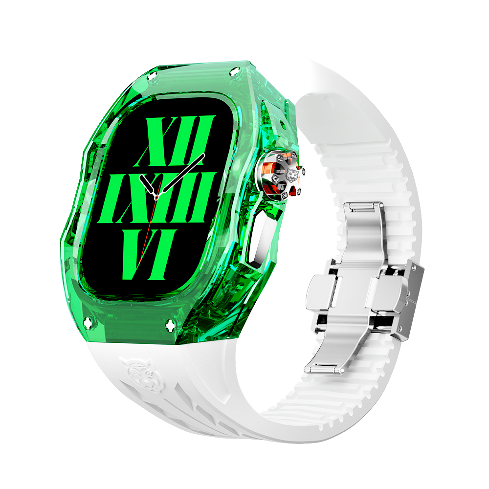 Clear Green-White