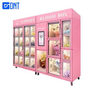 Distributeur automatique commercial de fleurs grand format, double couche de verre anti-buée, écran tactile en acier inoxydable, SDK de paiement multiple - Product Image 3