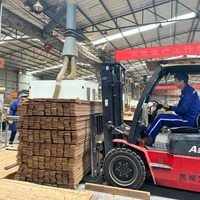 Stabilité dimensionnelle des ventes d'usine Pin thermiquement modifié pour le revêtement de terrasse en bois thermo carbonisé Bois thermo traité