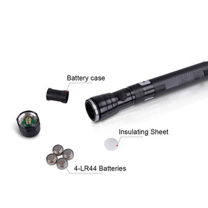 Led Magnetic Pickup Work Light <b>Mini</b> Flashlight Telescopic Rotating Aluminum Alloy Emergency Repair Light Portable White Light - Product Image 5
