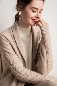 Donne calde di vendita 100% cachemire lavorato a maglia <span class=keywords><strong>cardigan</strong></span> - Product Image 3