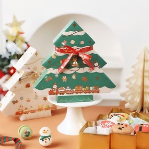Wholesale High Quality Custom Size <b>Christmas</b> Tree Shaped Paper Packaging Gift <b>Box</b> - Product Image 3