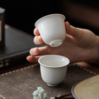 Service à thé de voyage en céramique de luxe moderne fait main avec théière durable de 60 ml et tasse à thé, rangement portable