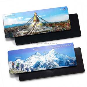 Recuerdos de Suiza, Imanes de nevera con diseño de vaca, Impresiones fotográficas en metal, Adhesivo plateado para refrigerador con imán - Product Image 3