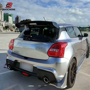 Pour <span class=keywords><strong>Suzuki</strong></span> <span class=keywords><strong>Swift</strong></span> Sport ZC33S 2018-2024, pièces de carrosserie en fibre de carbone, protection d'angle de pare-chocs arrière, 2 pièces, diffuseur <span class=keywords><strong>Suzuki</strong></span> - Product Image 5