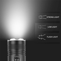 Professionnel Portable XHP70 LED lanterne de plongée sous-marine haute puissance lumière de plongée sous-marine en alliage d'aluminium pour lampe de poche de plongée