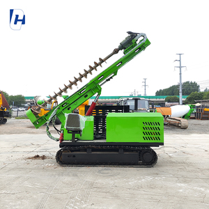Quang điện đường cao tốc hộ Lan Tôn sóng Đóng cọc giải pháp 360 độ xoay Crawler thủy lực năng lượng mặt trời đống lái xe ramming máy - Product Image 4