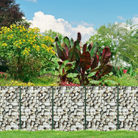 Cage en pierre de treillis métallique de jardin de mur de soutènement de gabion de conception populaire de JHY