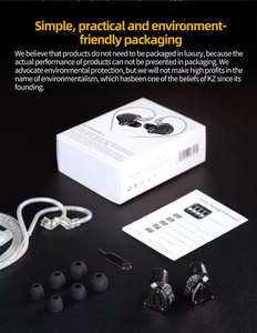 หูฟัง <span class=keywords><strong>KZ</strong></span> <span class=keywords><strong>ZS10</strong></span> PRO 2 HIFI เบสไฮบริด แบบใส่ในหู สำหรับเล่นกีฬา เล่นเกมส์ แบบมีสาย - Product Image 6