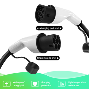 Cable de Carga para Vehículos Portátil de 22KW, Nuevo, Directo de Fábrica E-mingze, Cable de Extensión Trifásico de 32A, Tipo 2 - Product Image 4