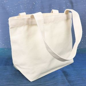 Bolsa de Mano de Lona de Algodón Blanca con Logotipo Personalizado, Mediana, para Mujer, Ecológica y Reciclable, para Uso Diario, Regalo - Product Image 2